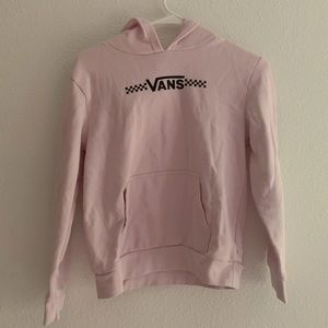 Girls Baby Pink Vans Hoodie